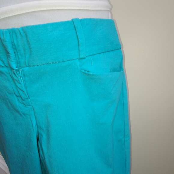 The Limited Aqua Colored Extra Stretch Style Pant - Picture 3 of 8